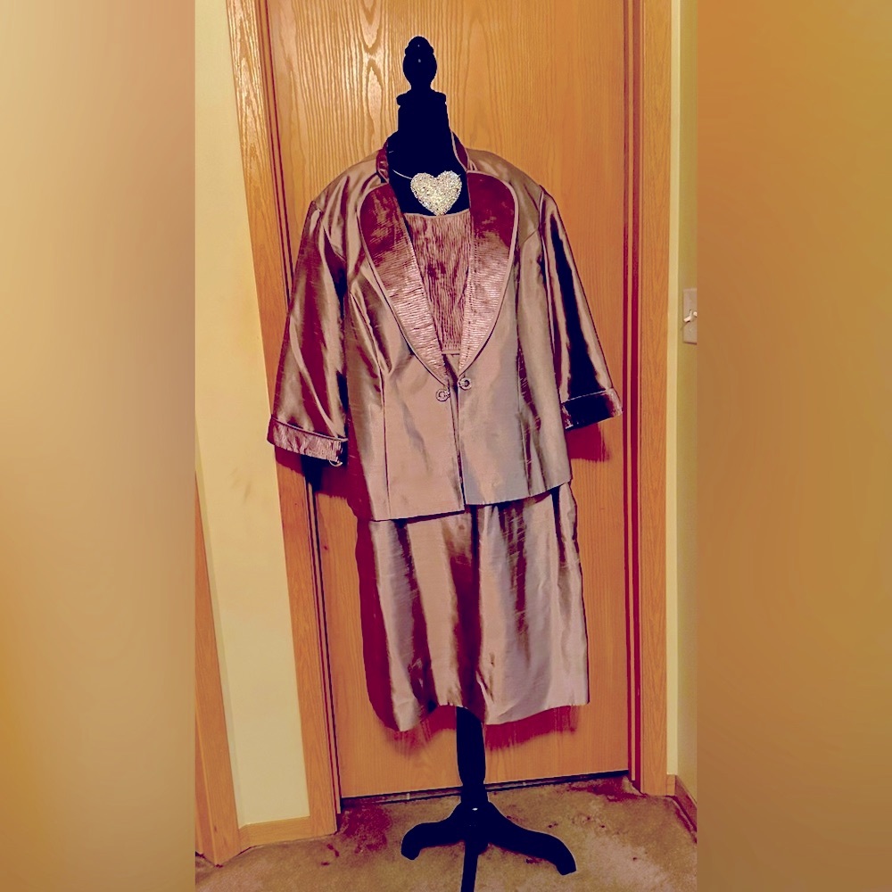 Gold 2pc Dress